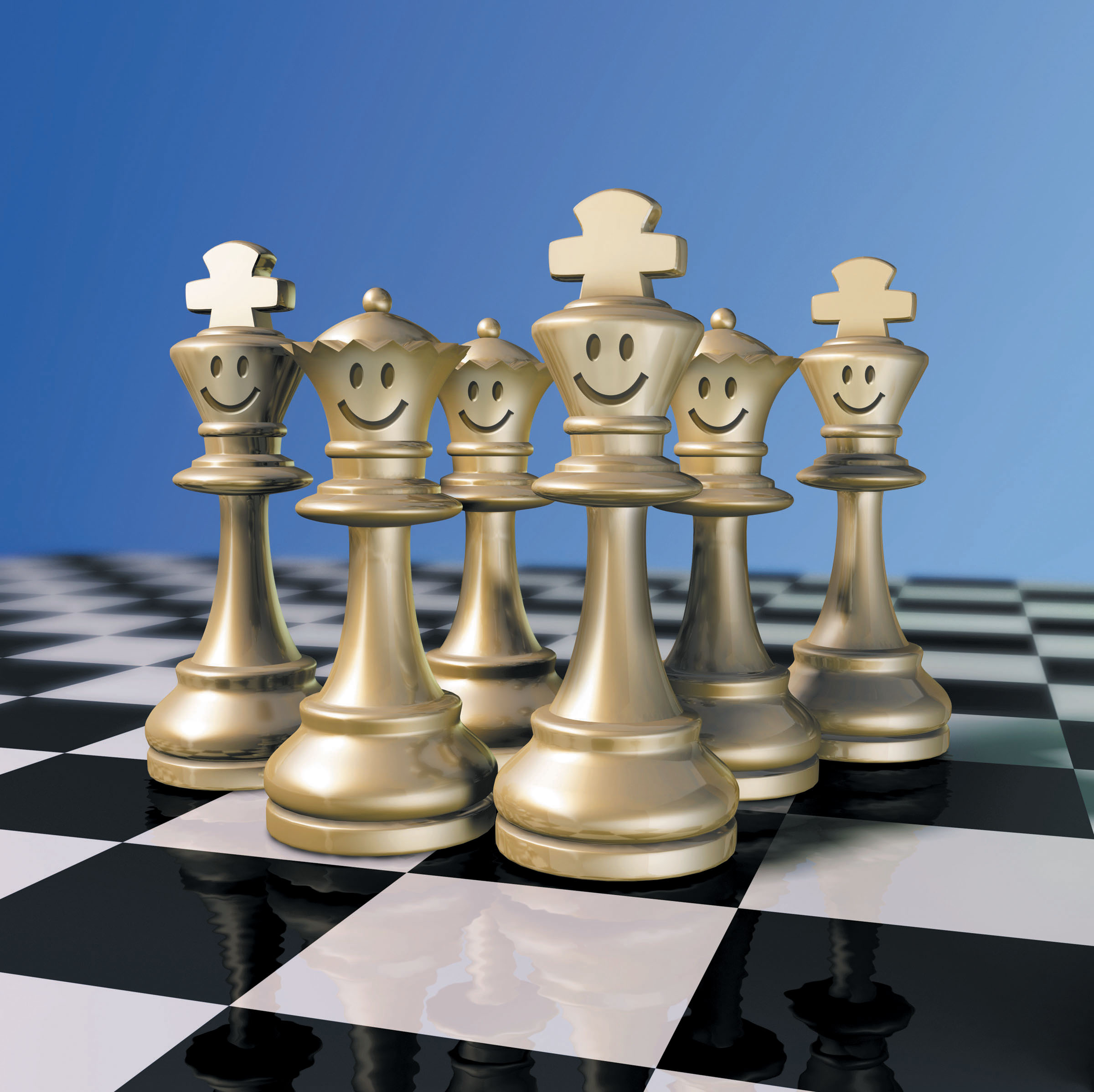 3D Chess Illustration